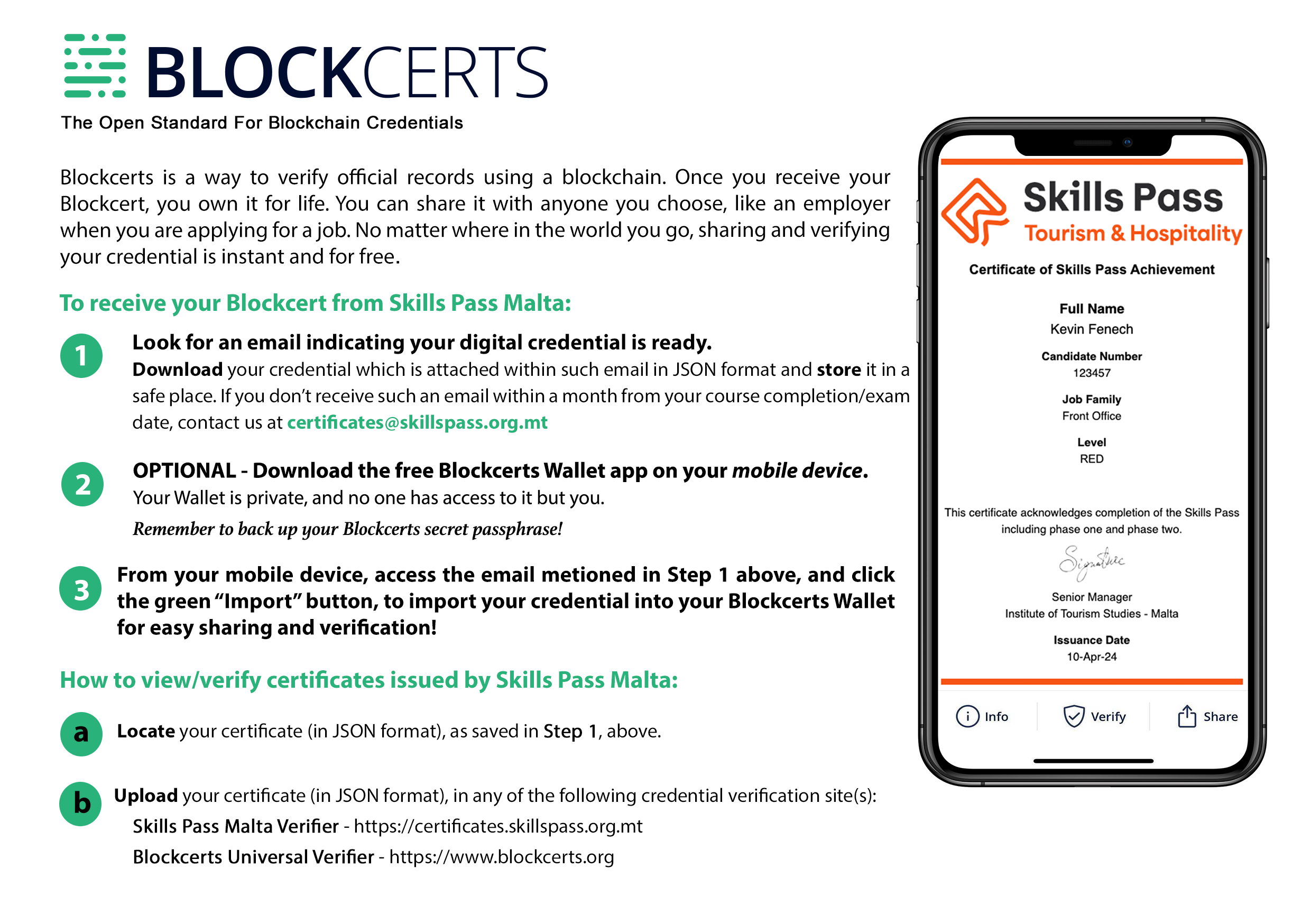 blockcerts flyer